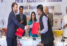 Rajasthan Government signs MoU with FHTR to organise Rajasthan Domestic Travel Mart