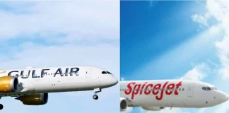 SpiceJet Partners with Gulf Air to Boost Global Connectivity and Simplify Travel SpiceJet and Gulf Air executives at interline agreement signing ceremony