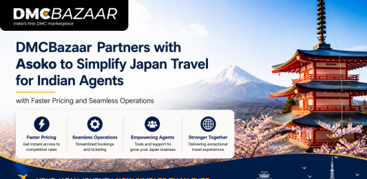 DMCBazaar Partners with Asoko to Simplify Japan Travel for Indian Agents with Faster Pricing and Seamless Operations